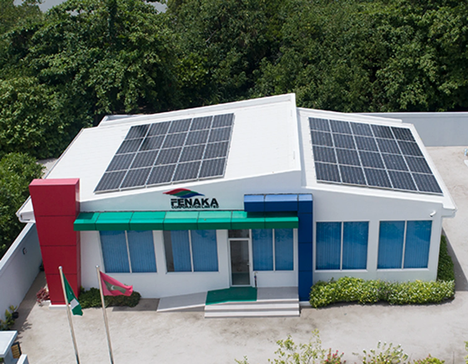 Construction of battery hut for solar installation under RISE project